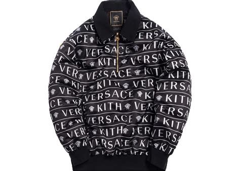 kith x versace quarter zip pullover|ss19 Versace pullover.